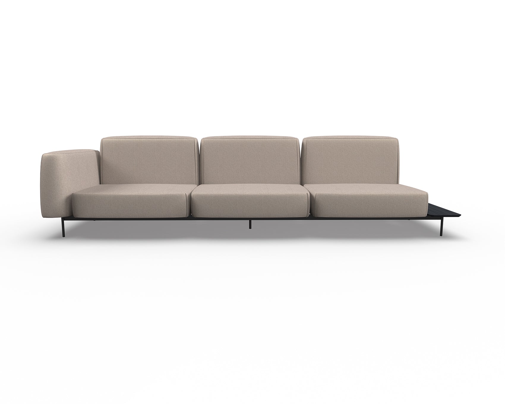 Noon 4 Seater Sofa with Right Shelf